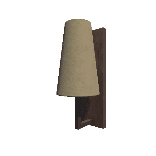 Wall Lamp 001 (Tan Fabric)